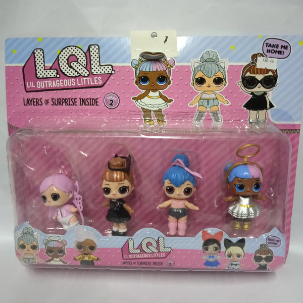 Figure Carded LOL Lil Outrageous Littles (4in1)