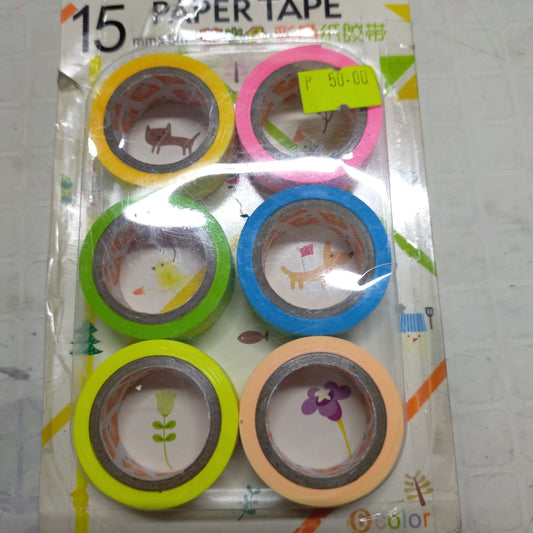 Tape Paper Colored Tape 15mmx5mm