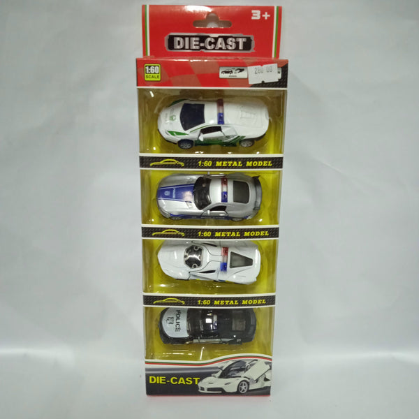 Toy Car Die Cast Police Metal Model