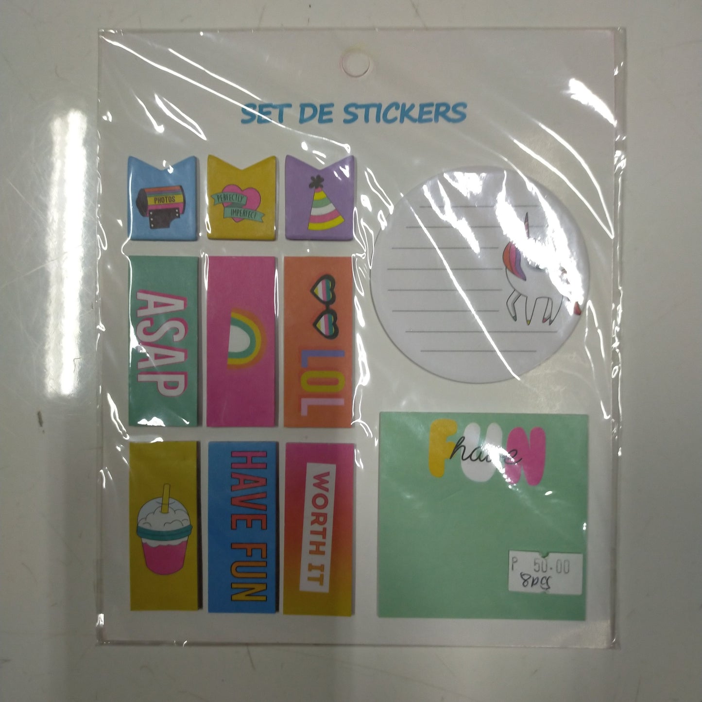 Sticky Notes Memo Set