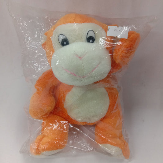 Stuffed Toy Monkey Small Orange
