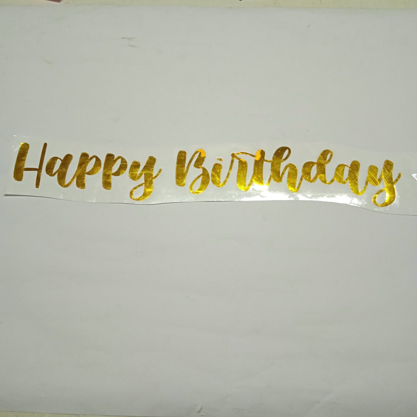 Sticker Happy Birthday Cursive