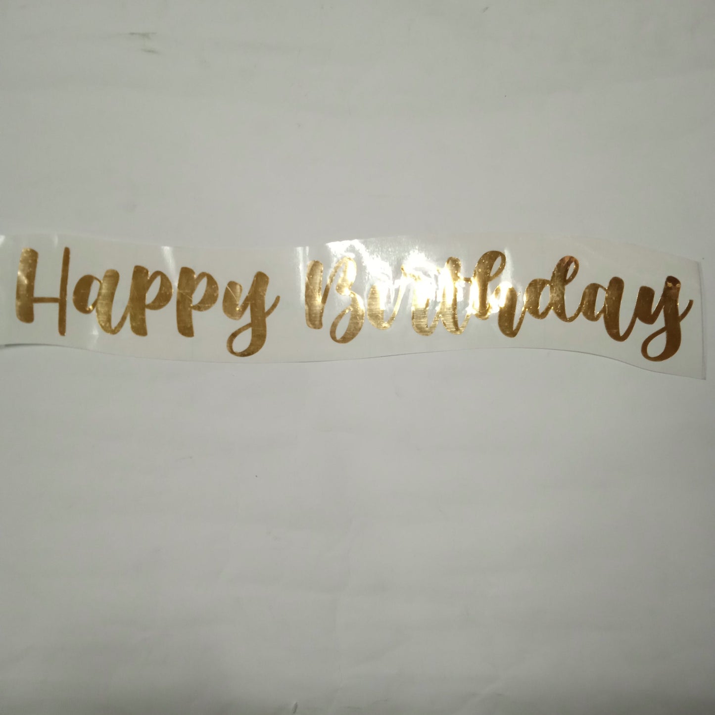 Sticker Happy Birthday Cursive