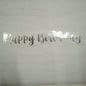 Sticker Happy Birthday Cursive