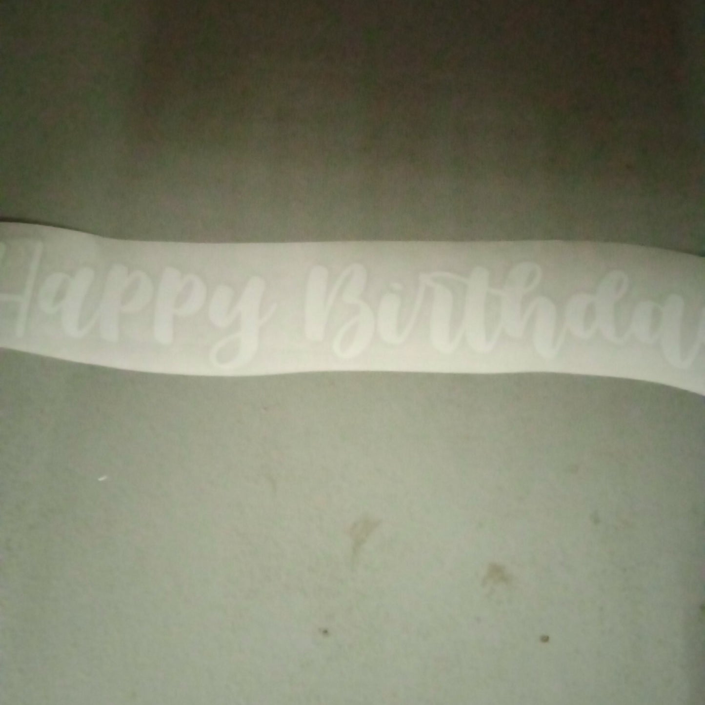 Sticker Happy Birthday Cursive