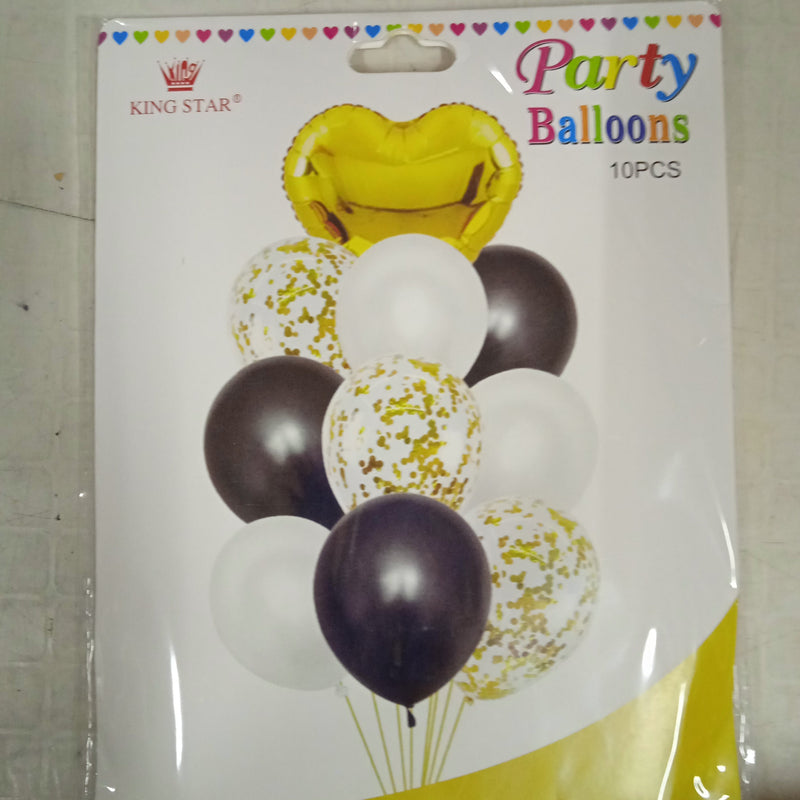 Balloon Combination Set with Confetti (10in1)