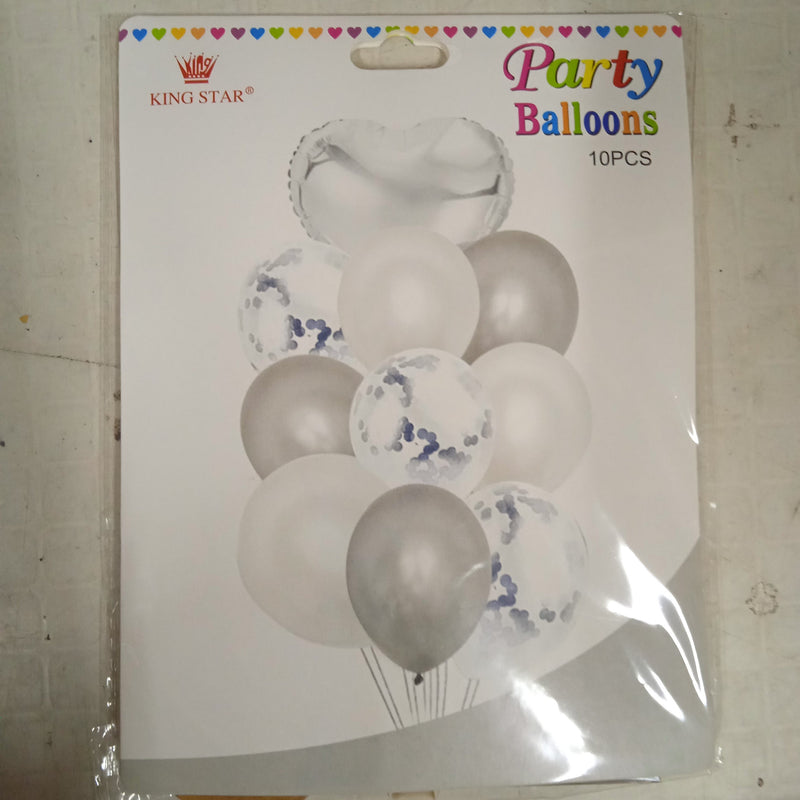 Balloon Combination Set with Confetti (10in1)