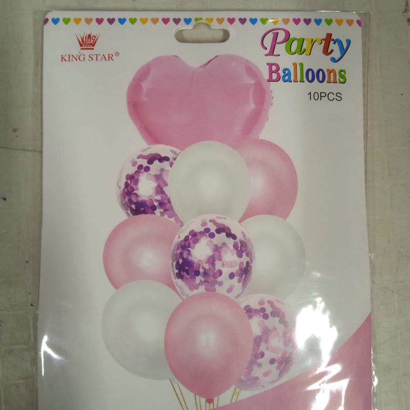 Balloon Combination Set with Confetti (10in1)