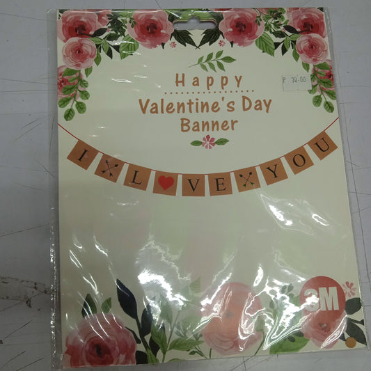 Banner I Love You Brown