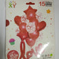 Foil Balloons Cursive Love Set (15in1)