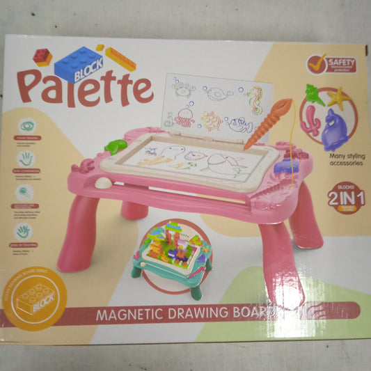 Drawing Board Palette Magnetic with Blocks