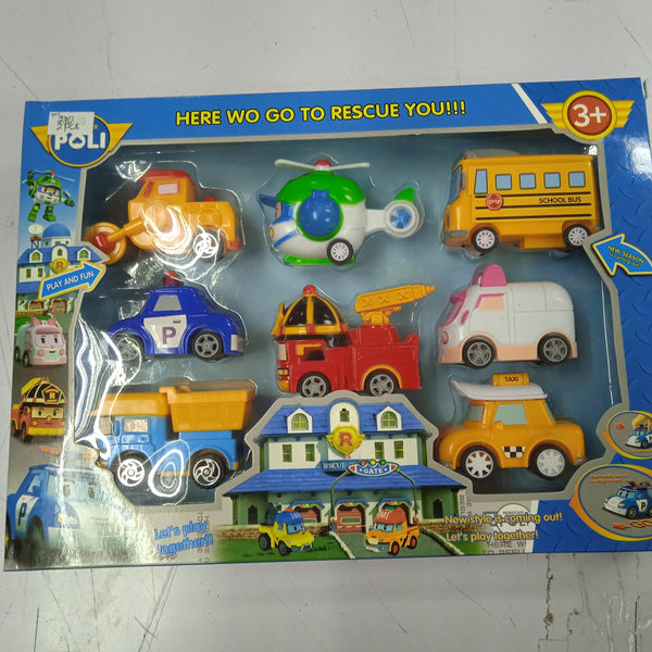 Toy Car Poli Set