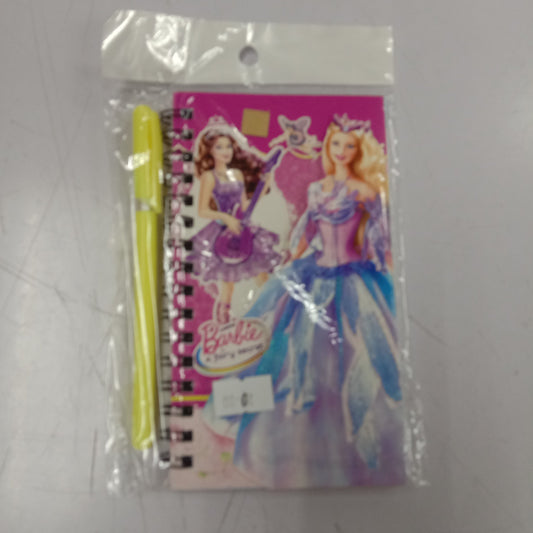 Notebook with Pen Barbie