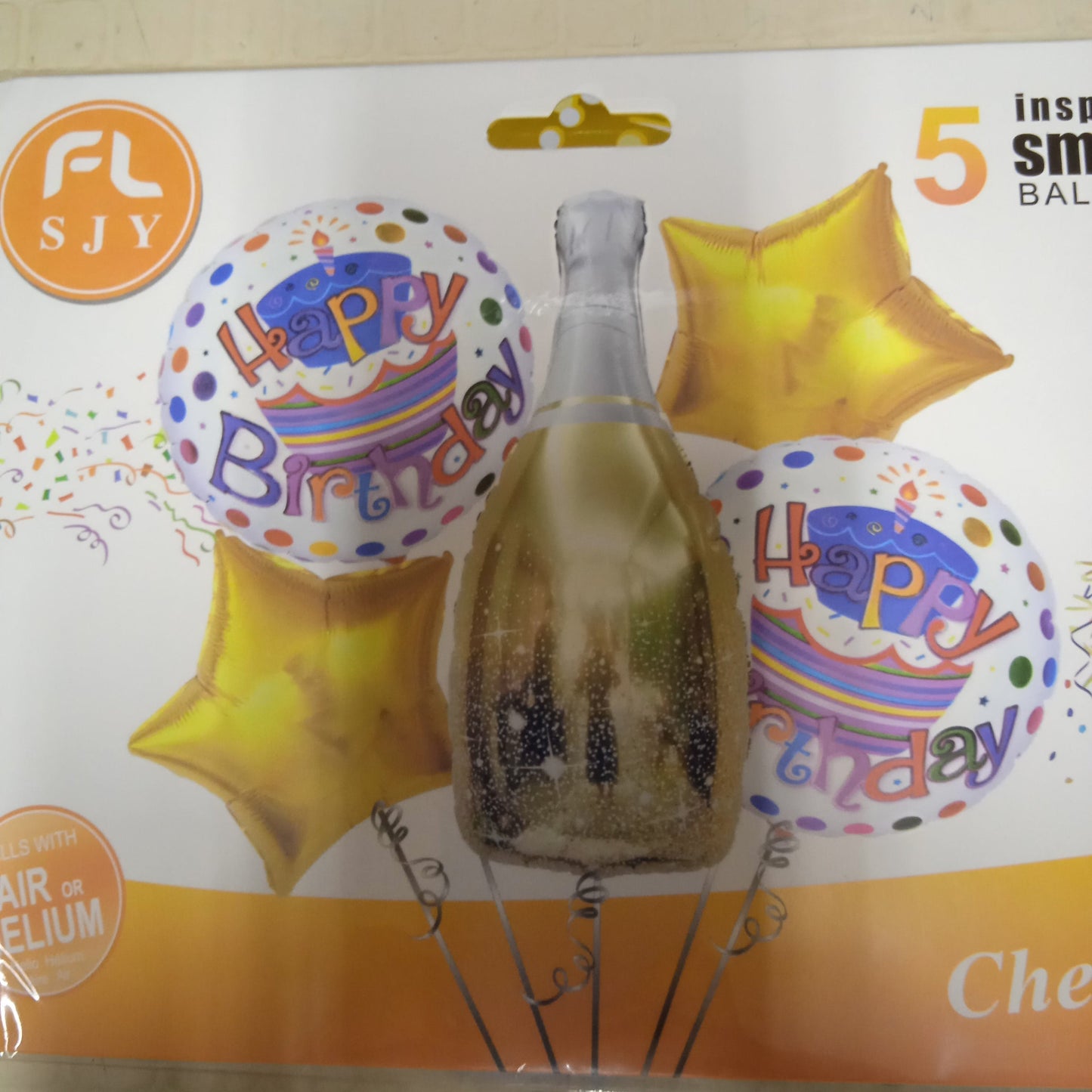 Foil Balloon Champagne Bottle