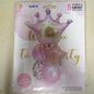 Foil Balloon Set (5in1) Royal Crown Marble