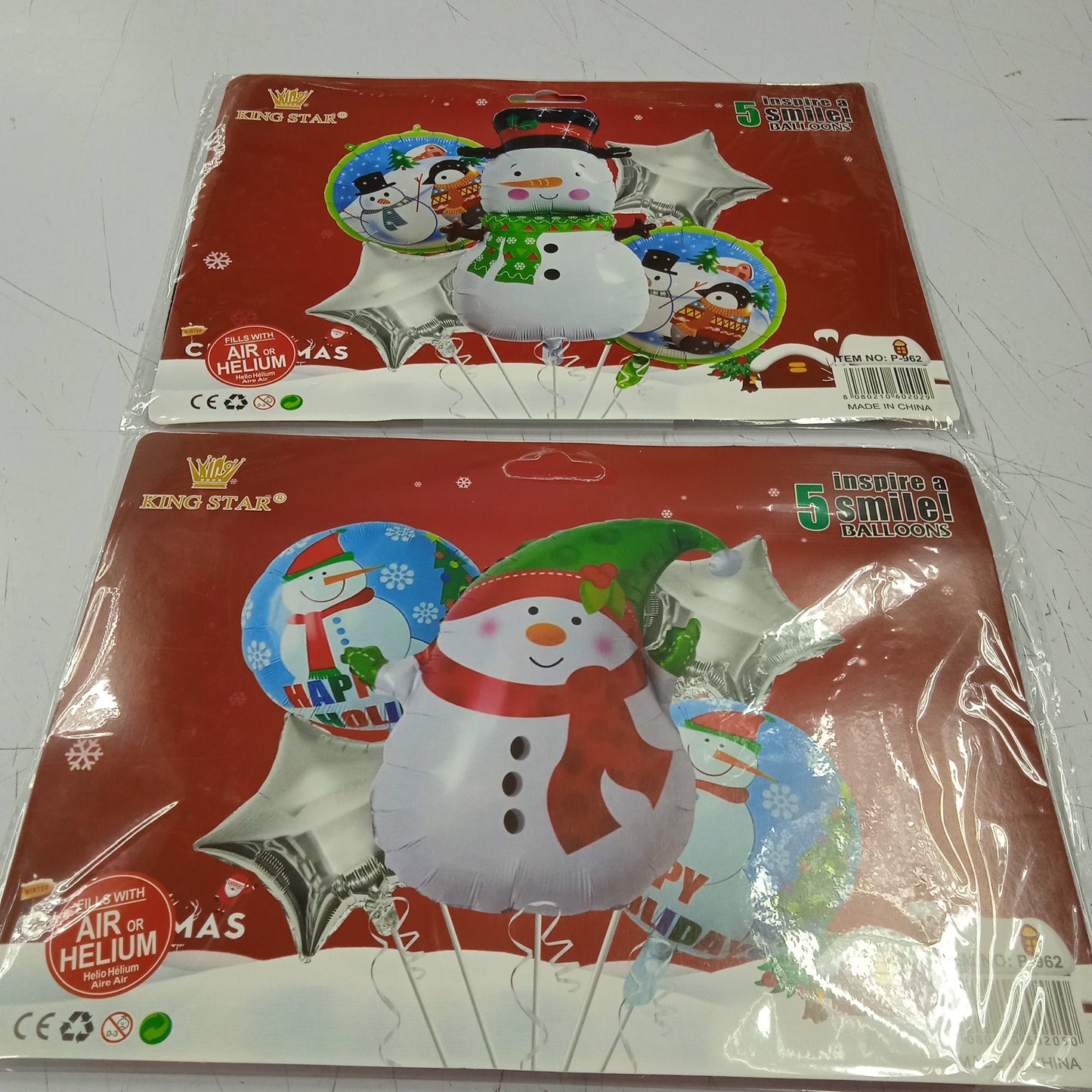 Foil Balloon Set (5in1) Christmas