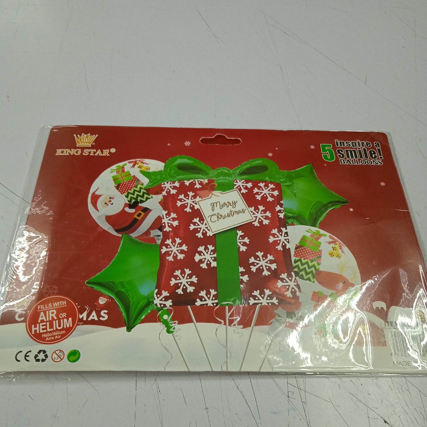 Foil Balloon Set (5in1) Christmas
