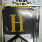 Banner Happy Birthday Glitter Black