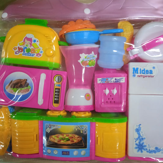 Play Set Kitchen with Refrigerator