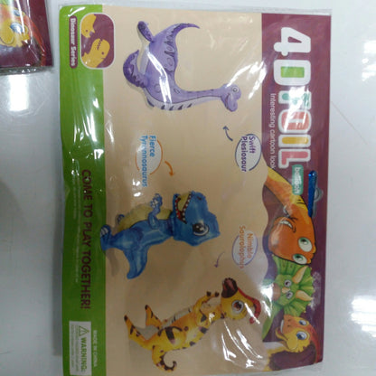 Foil Balloon Dinosaur 4D