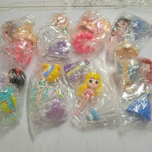 Cake Topper Figurine Princesses with Dress (8in1)