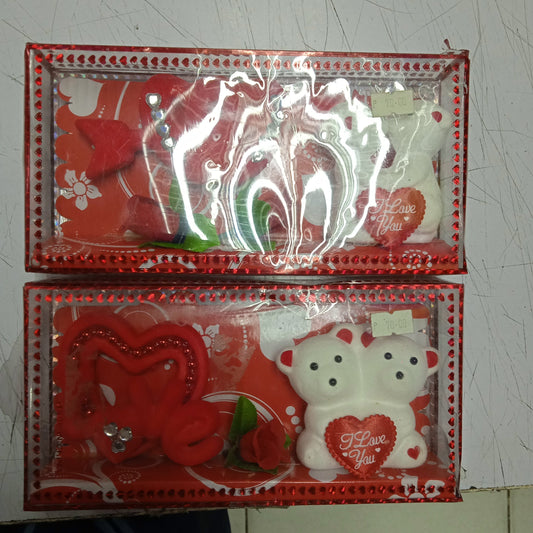 Figure Heart with 2 Bear