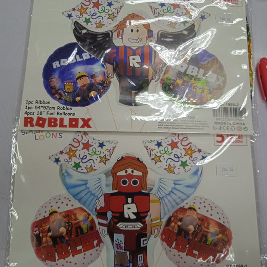 Foil Balloon Set (5in1) Roblox