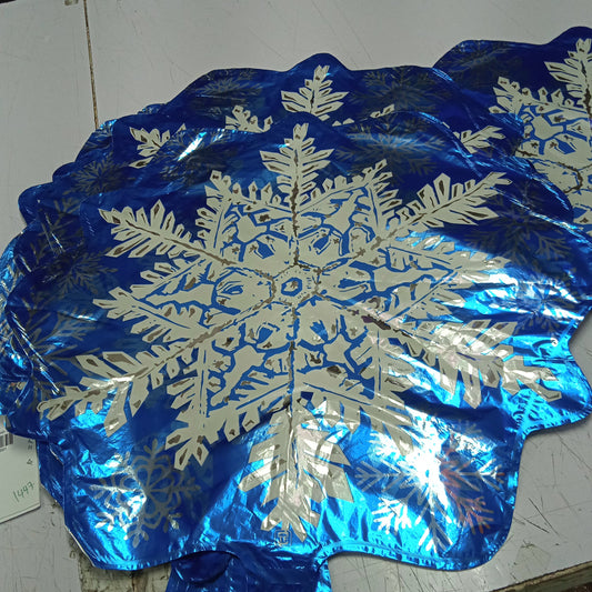 Foil Balloon Snowflakes Shape