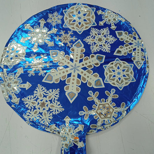 Décor Snowflakes Balloons Round