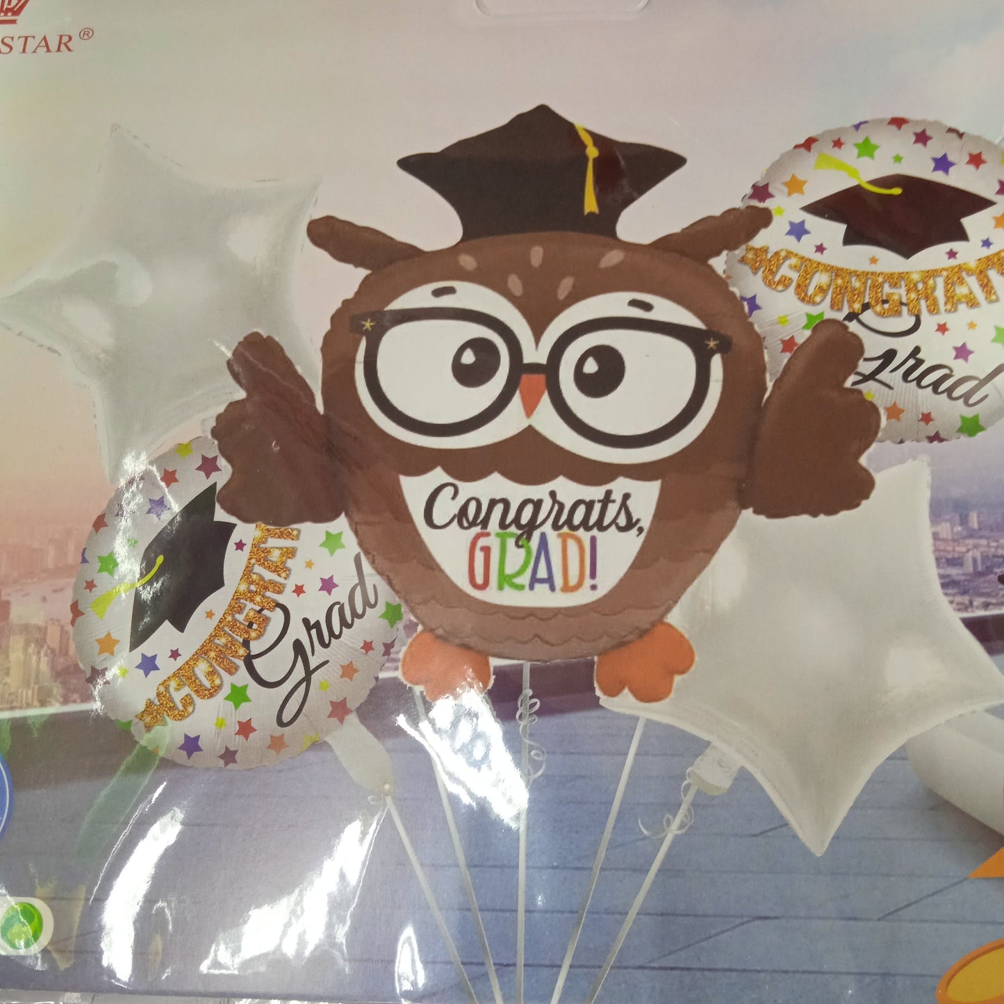 Foil Balloon Set (5in1) Graduation