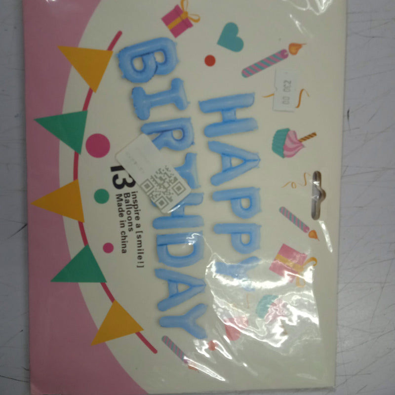 Foil Balloons Happy Birthday Letter Set