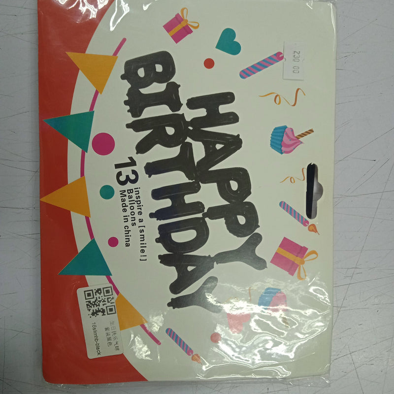 Foil Balloons Happy Birthday Letter Set