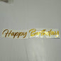 Sticker Happy Birthday Cursive
