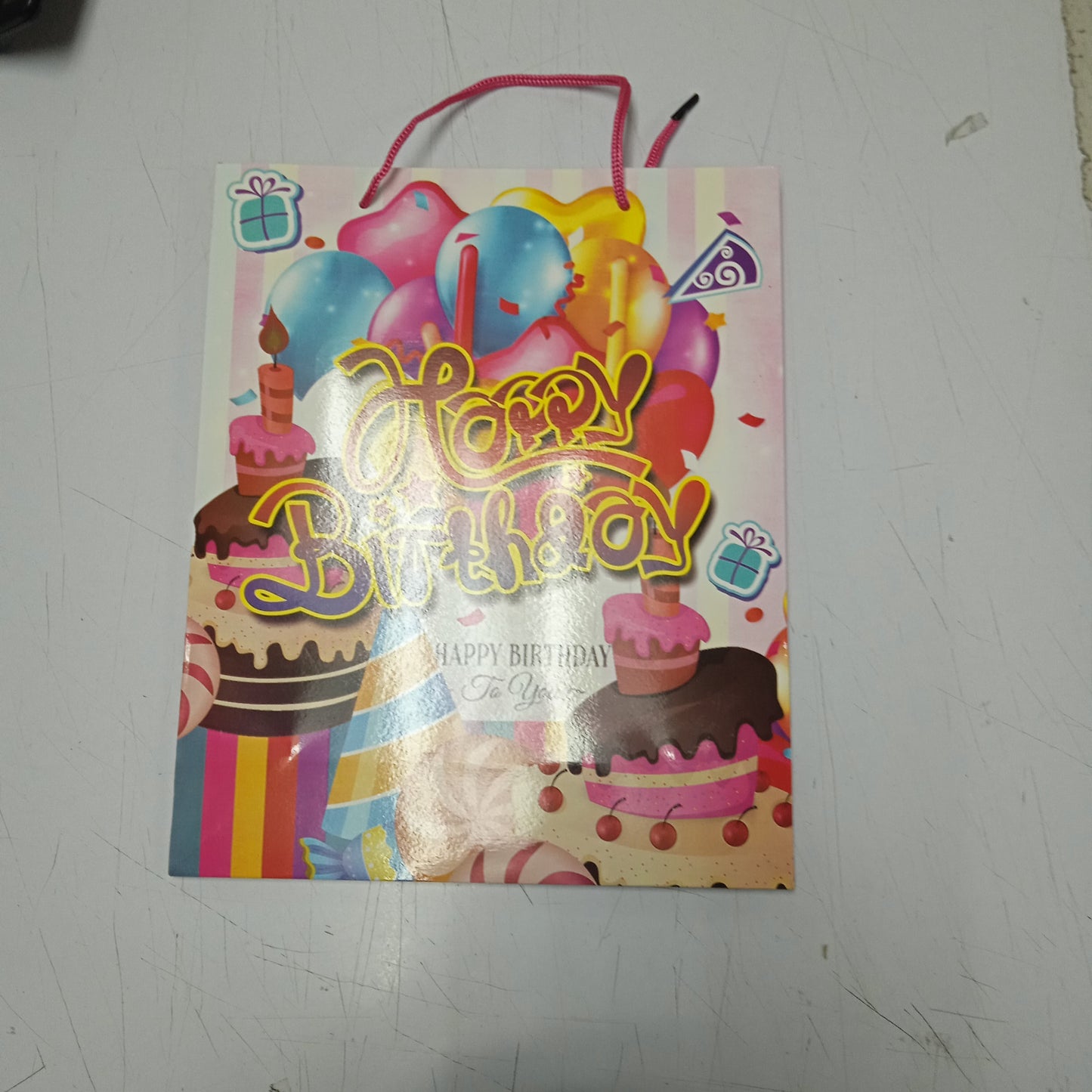 Paper Bag Happy Birthday
