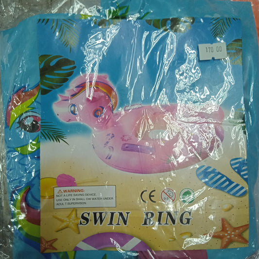Swimming Equipment Ring Blue Pony