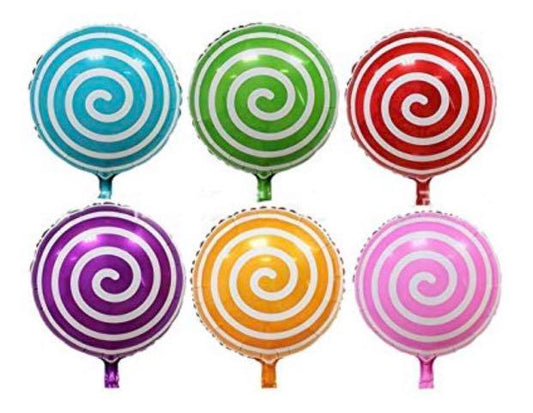 Foil Balloon Round Twirl Round