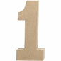 Paper Mache Craft 8'' (Number)