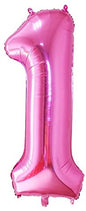 Foil Number Balloon (1FT) Pink