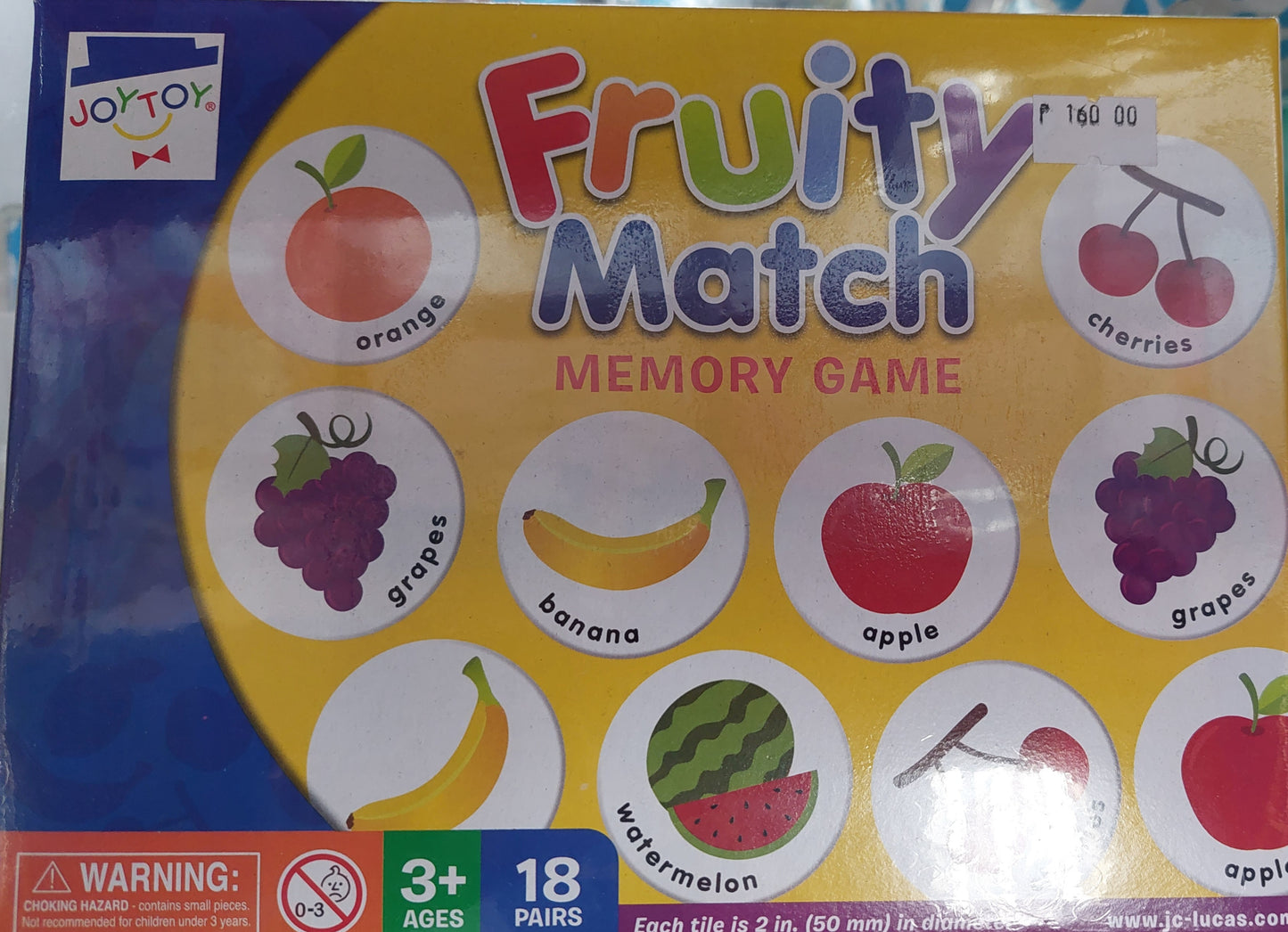 Game Fruity Match Memory