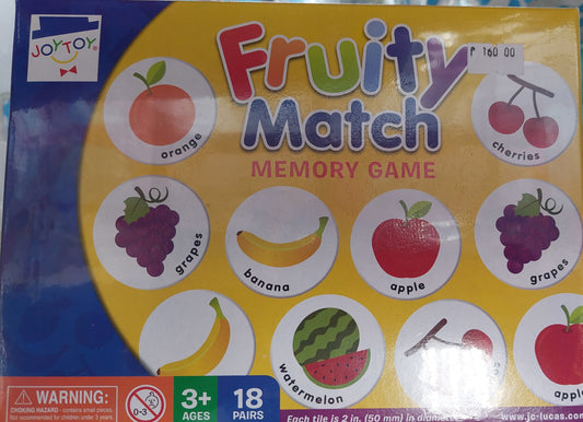 Game Fruity Match Memory