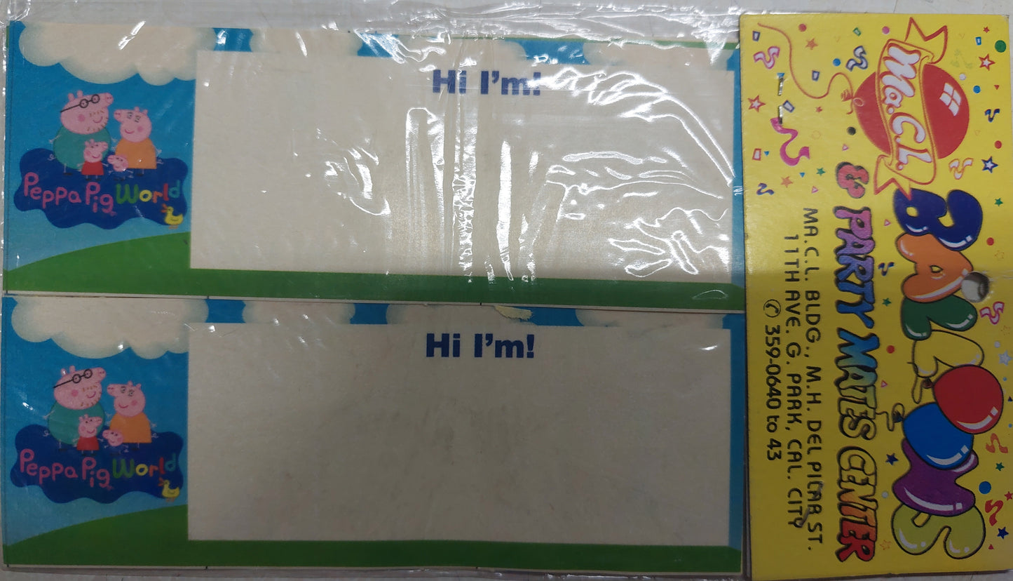 Name Tag Assorted