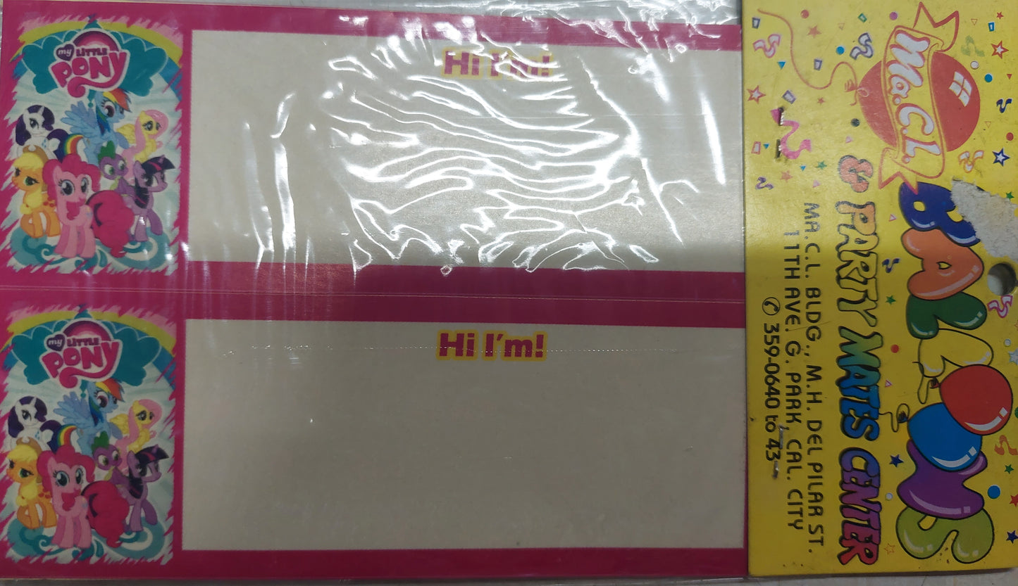 Name Tag Assorted