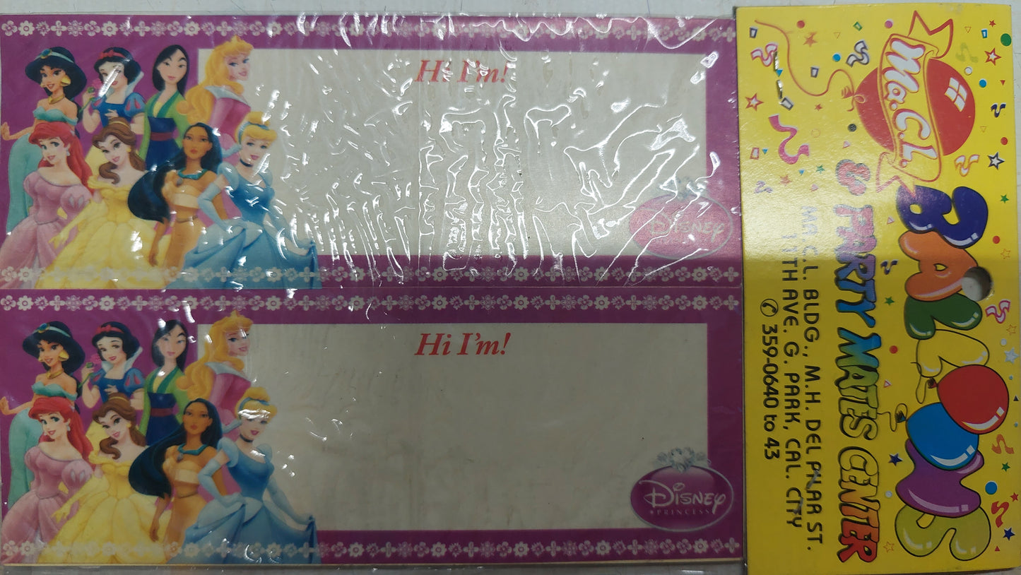 Name Tag Assorted