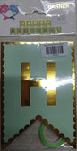 Banner Happy Birthday Small with Gold Design