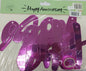 Banner Cutout Happy Anniversary Cursive