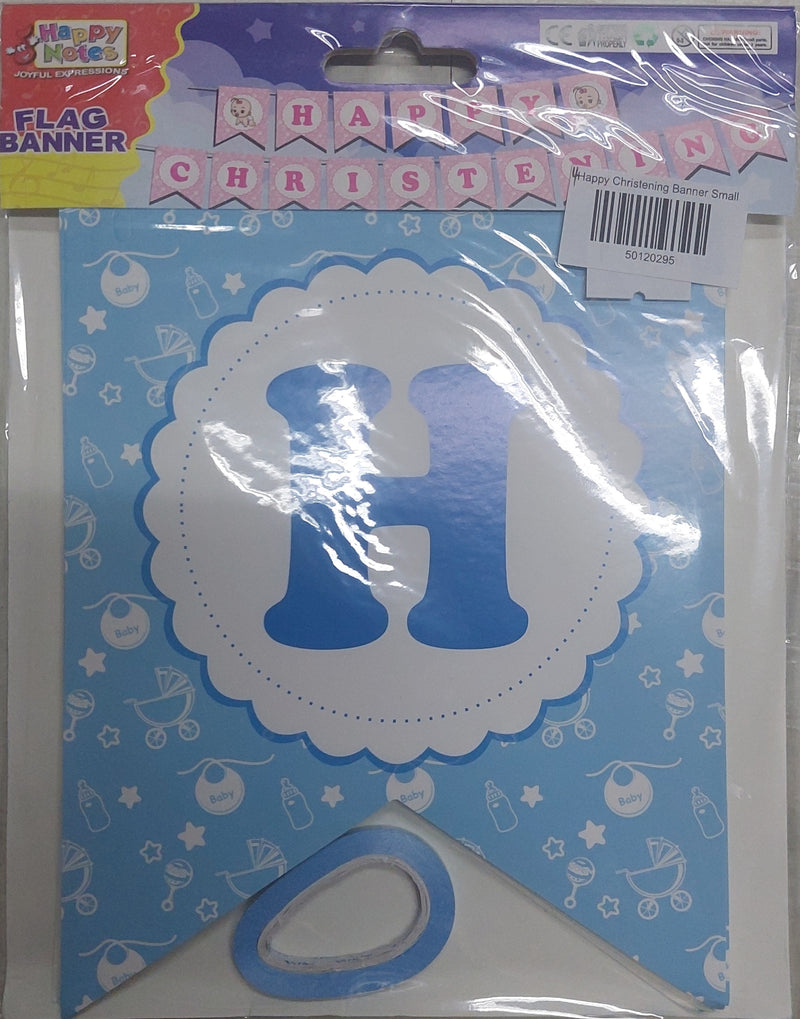 Banner Happy Christening Small