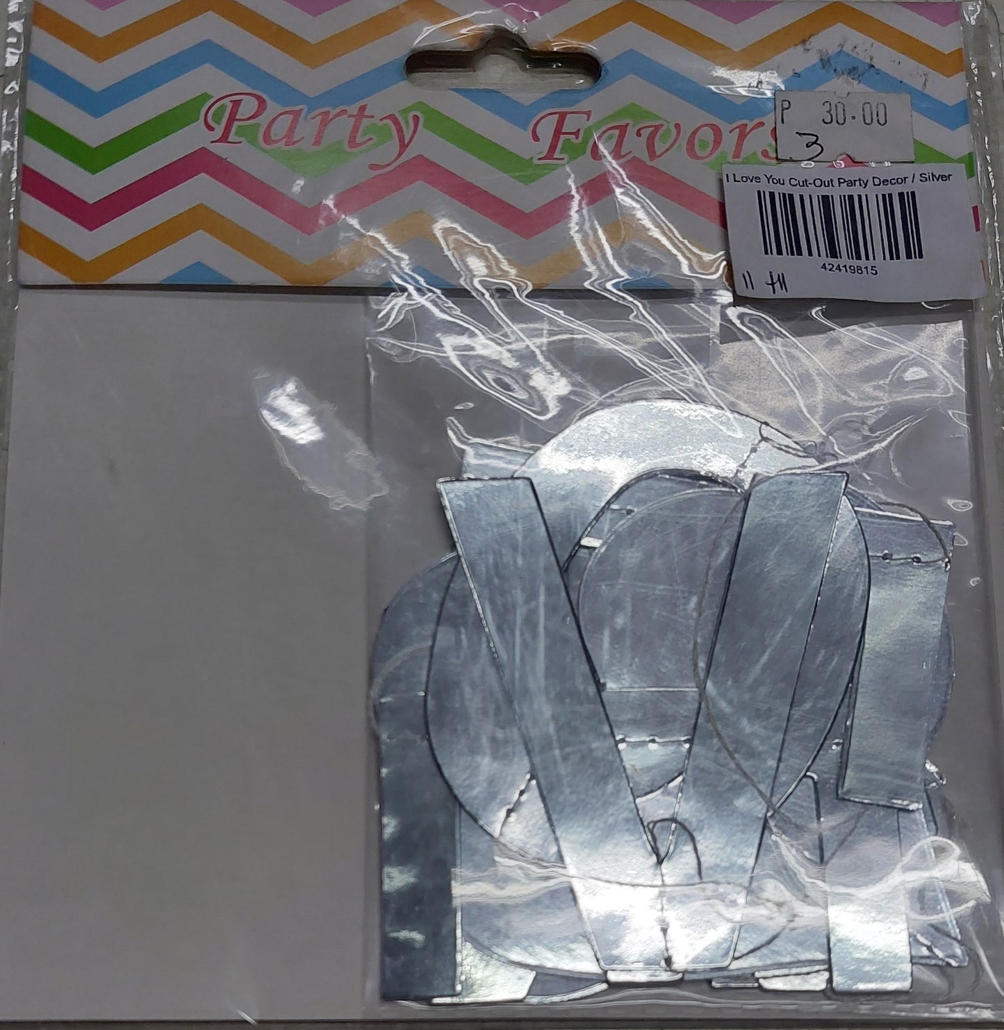 Décor I Love You Cutout