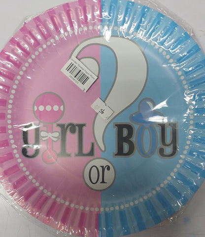 Paper Plate with Characters