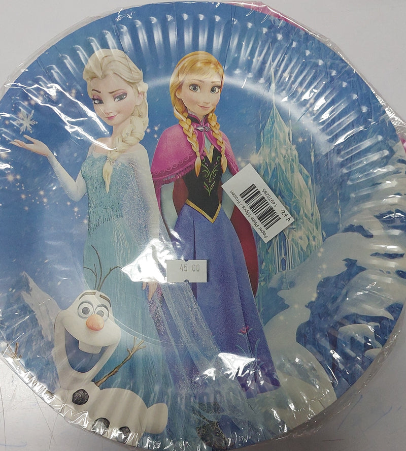 Paper Plate with Characters