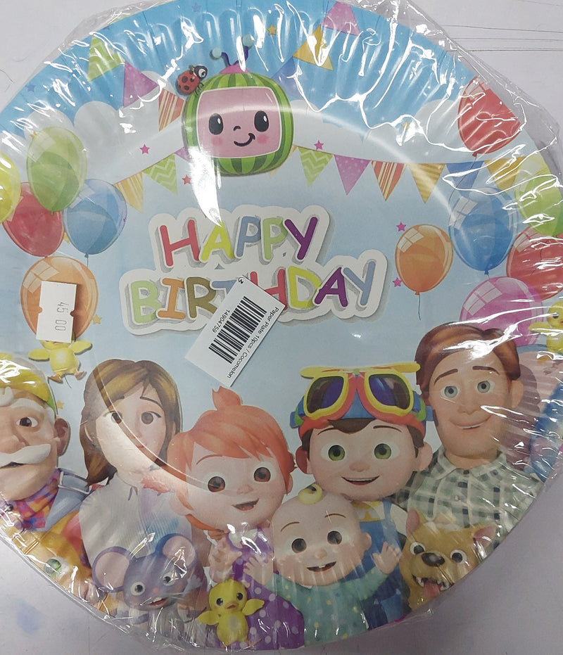 Paper Plate with Characters